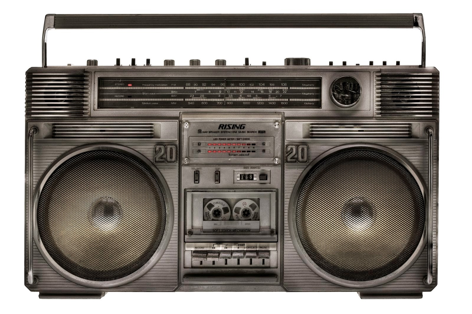 Retro Man Phuket BOOMBOX La musica in una scatola anni 80