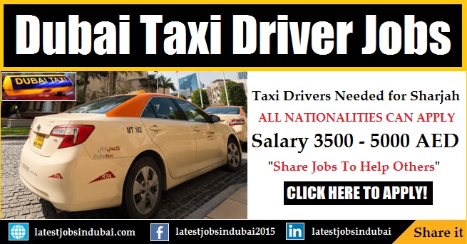 Dubai Taxi jobs and careers 2017 Dubai Taxi Driver jobs in UAE