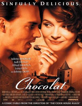 Poster Of Chocolat 2000 English 350MB BRRip 480p ESubs Watch Online Free Download Worldfree4u