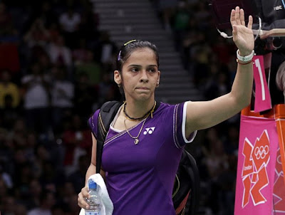 Saina wins bronze for India in Badminton