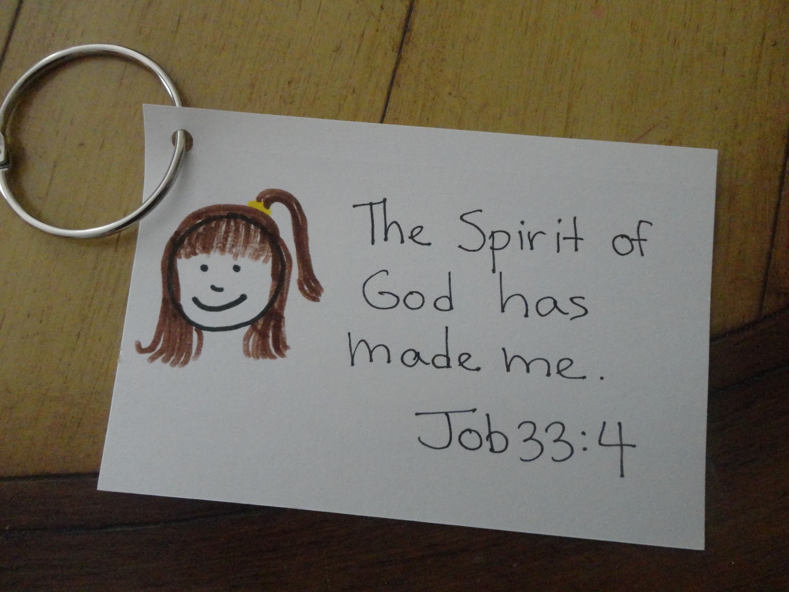 Tiny Hearts Blog: Lesson 1: God Made Me