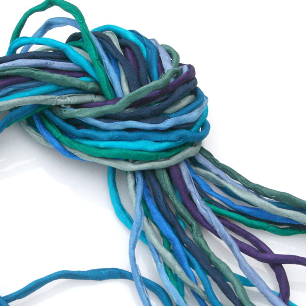 Teka and Zoe, Michelle's Musing Silk String Bundles