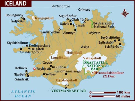 google maps europe Map of Iceland - Map Of Iceland