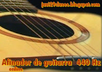 Afinador de guitarra online 440 hz
