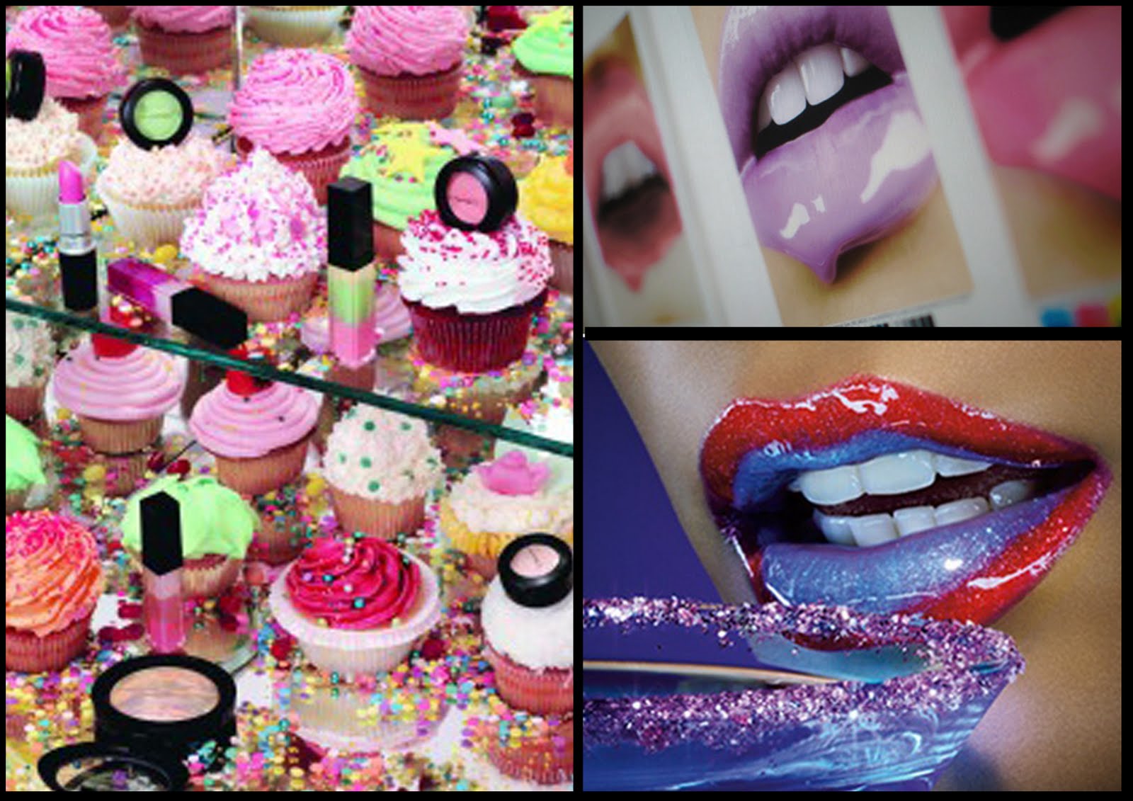 Labios rojos con humo de colores - Imagui