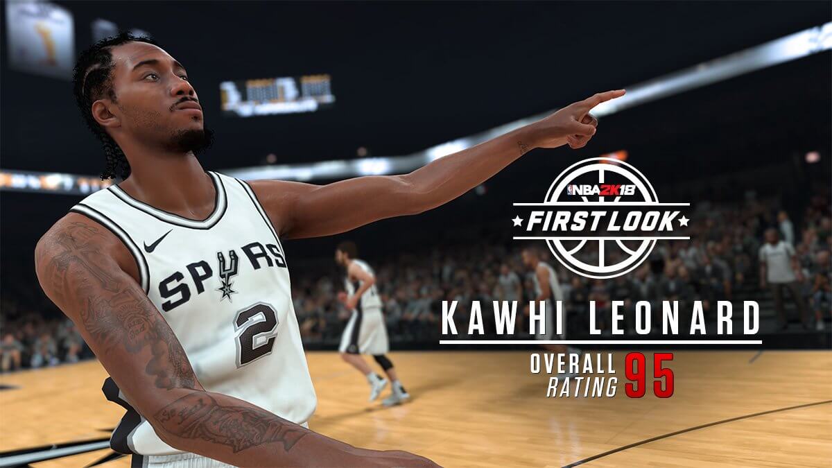 NBA 2k18 Kawhi Leonard Screenshot and Rating