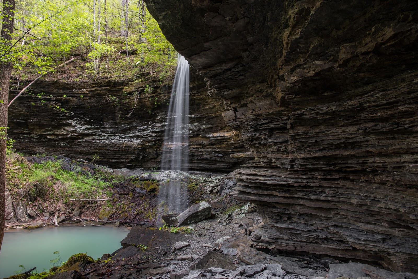 Rick's Hiking Blog Meyer Branch Waterfalls, Ozarks north of Hector