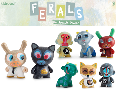Ferals Mini Figure Series by Amanda Visell & Kidrobot
