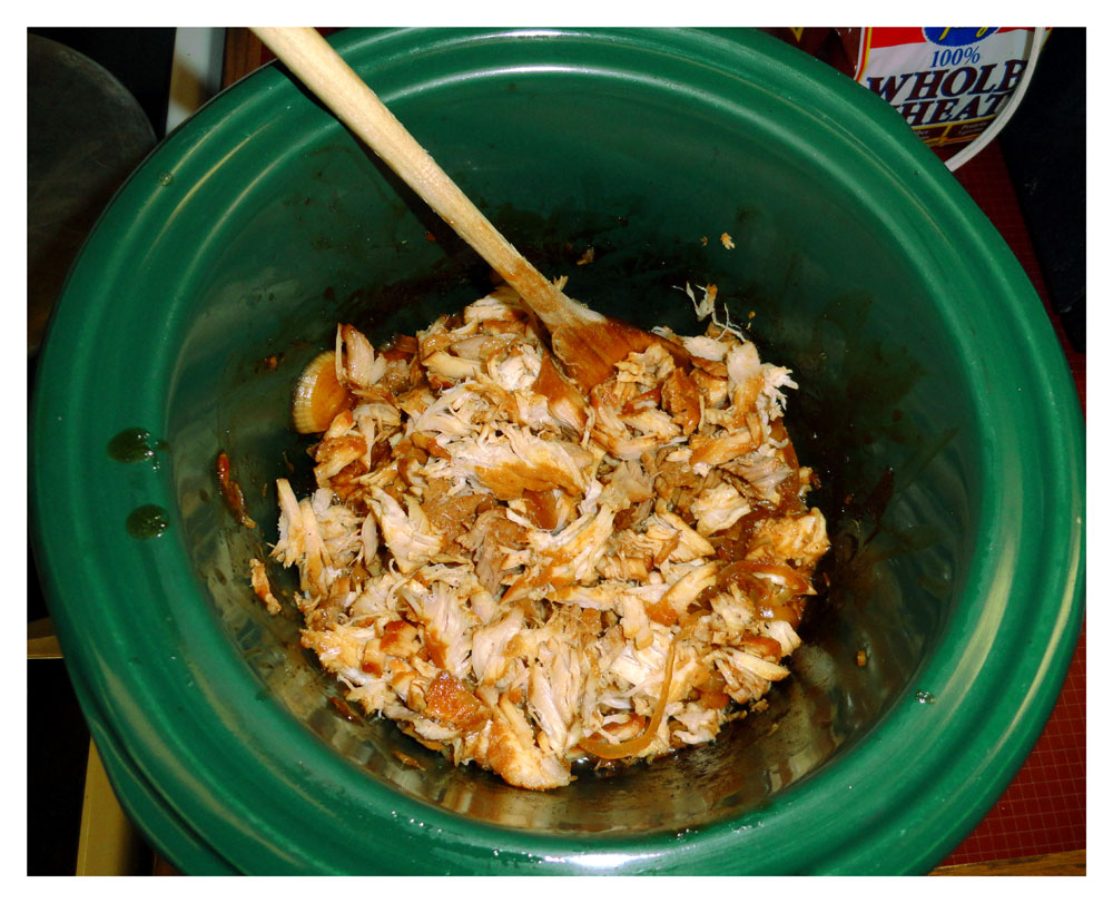 A Mom Knows Mess Slow Cooker Pulled Pork . . . From Leftovers!