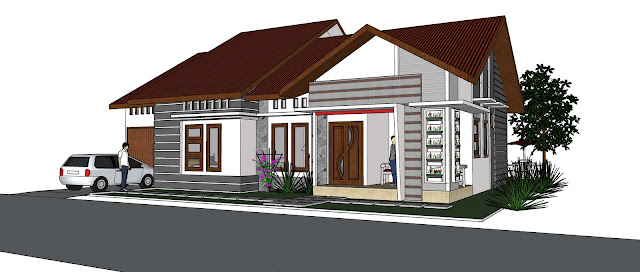 Model Rumah Minimalis Ukuran 15 x 14,5 m Kesan Besar dan Luas Model Rumah Minimalis Ukuran 15 x 14,5 m Kesan Besar dan Luas