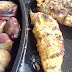 Um prato bonito, bem feito, barato e saboroso, com boas batatas e frango mediano... comendo Frango grelhado com batata doce e alho rústico em FiqFit Gourmet.