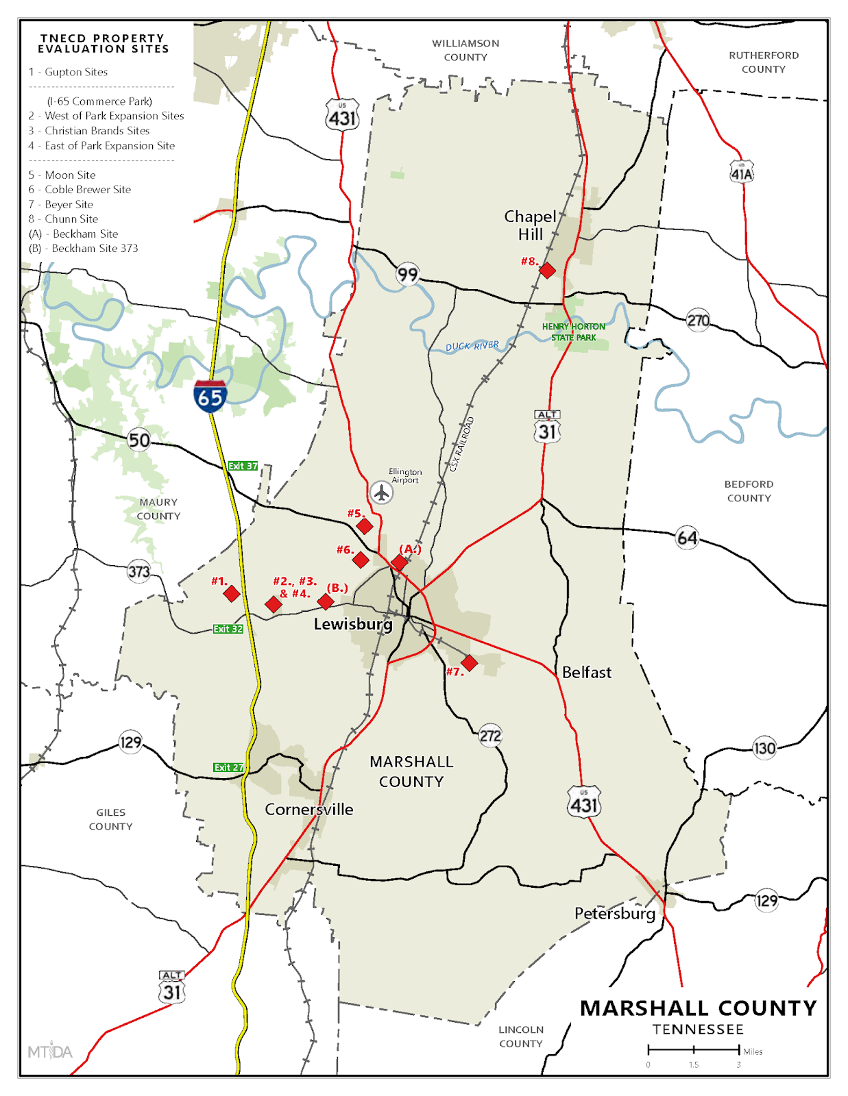 Lewisburg, Tennessee: Marshall County One of Seven Selected for TN ECD