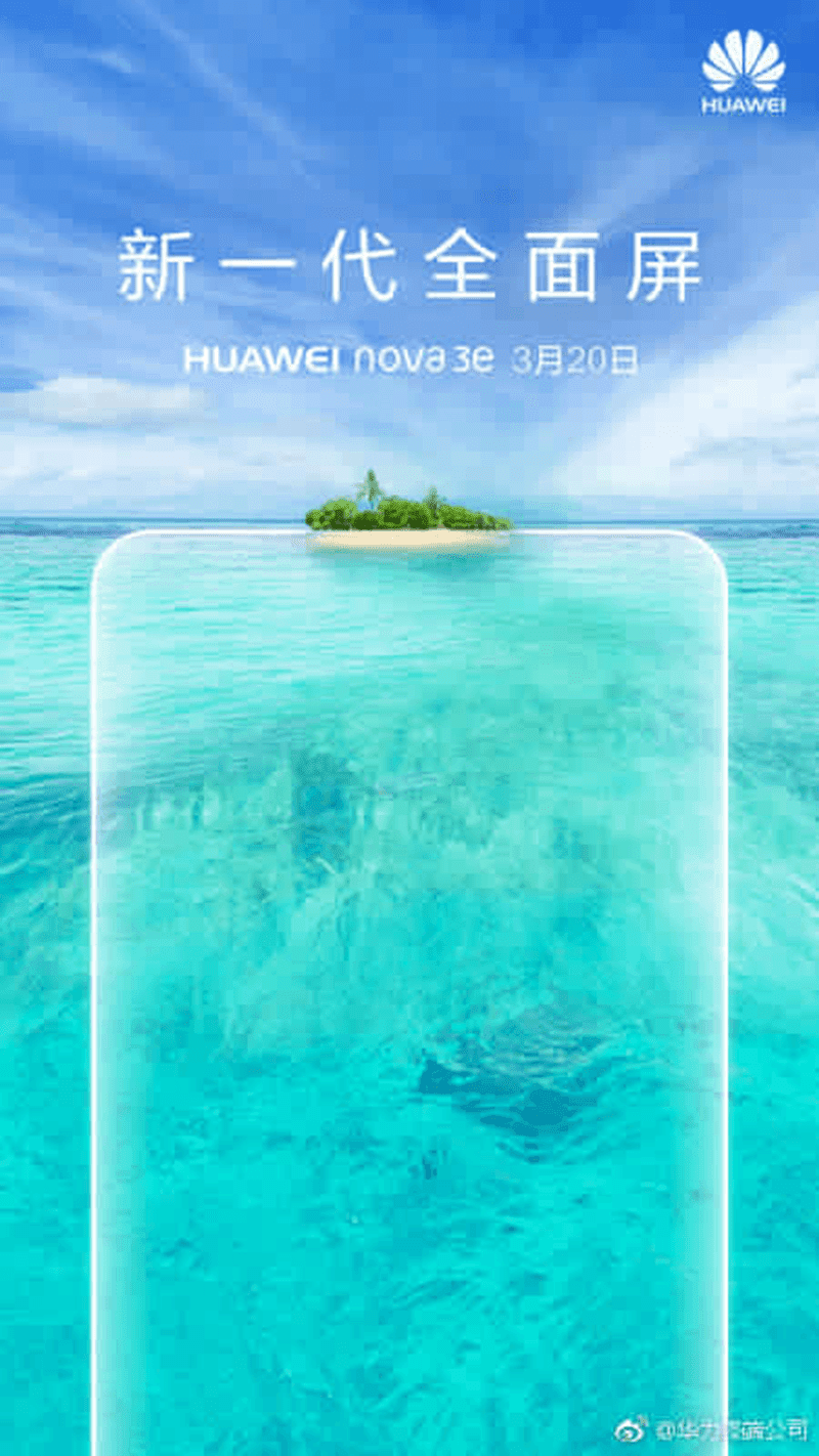 Huawei to launch the Nova 3e on March 20!