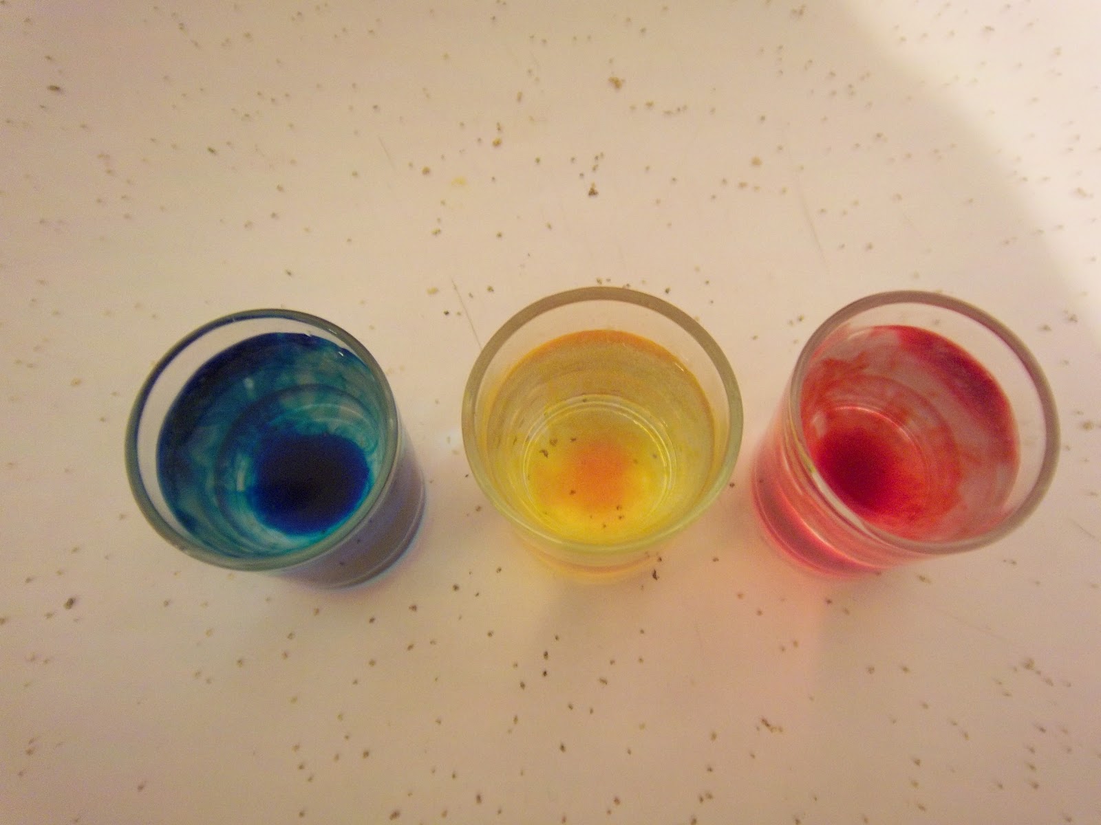 Mother Hen of Nine: Colored Water Lesson