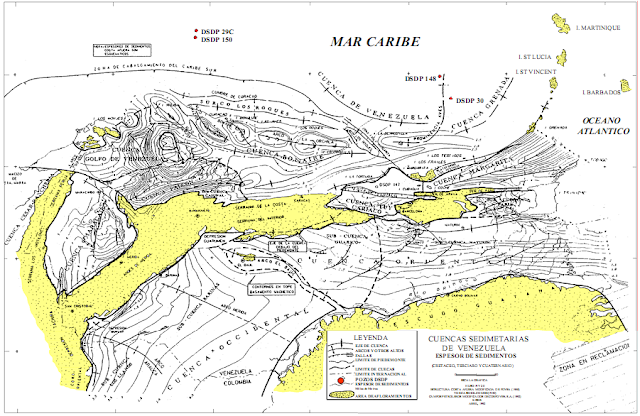 Cuencas Sedimentarias de Venezuela.