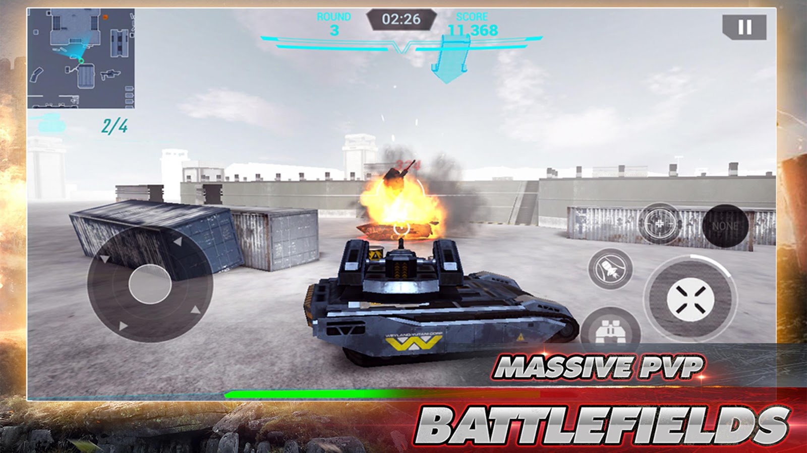 Tank Battle 3D Tank Wars Online Tank Games MOD APK terbaru