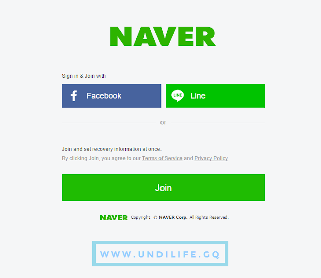 Naver sign up