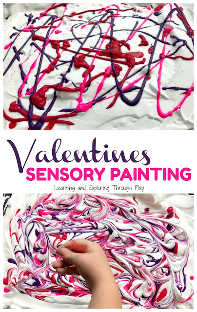 Valentines Sensory Painting