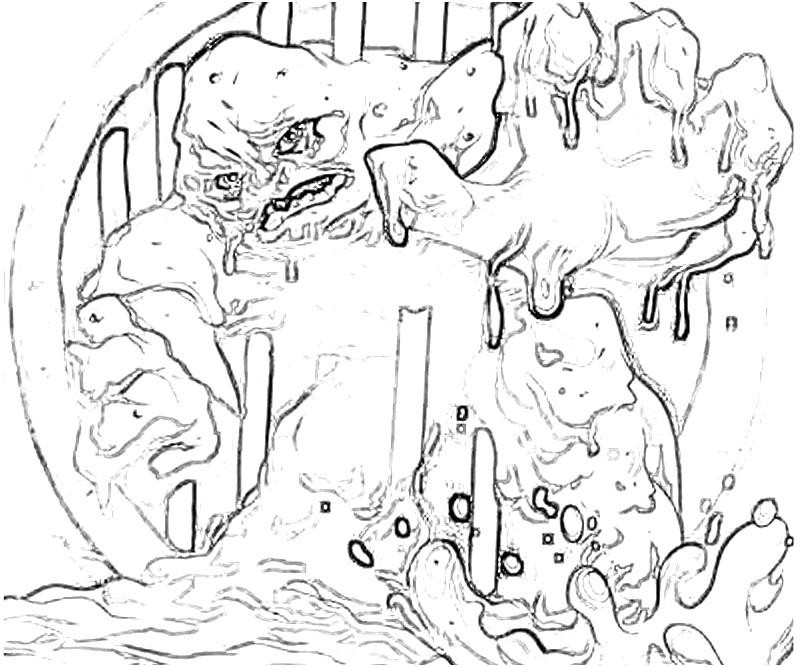 Clayface Coloring Pages Coloring Pages