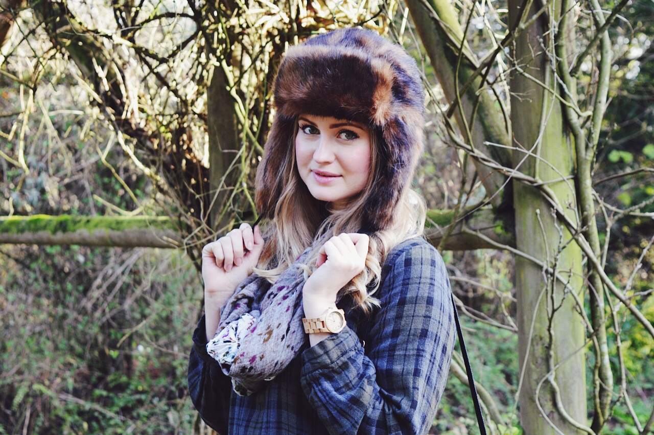 Trapper hat style inspiration from fashion blogger FashionFake