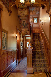 victorian mansion interiors staircase mcdonald homes interior hall architecture edwardian mansions hallway stair rooms decor inside era staircases houses main