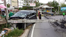 Car accident in Bang Rak