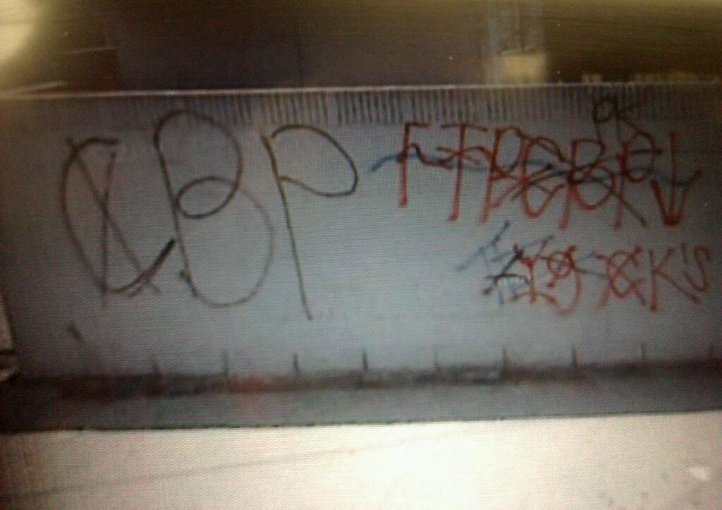 blood piru brims gangs graffiti Cedar block piru