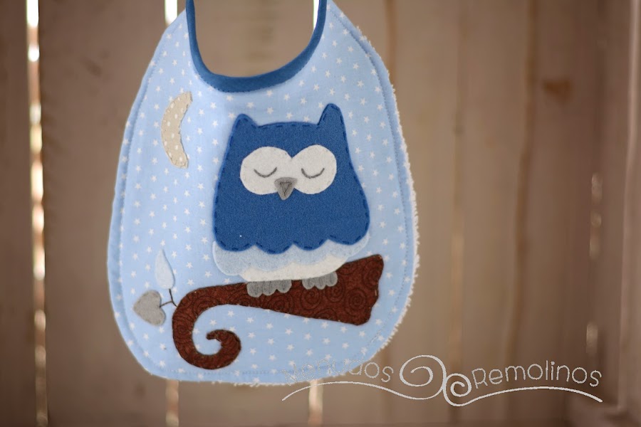 Babero Búho dormilón