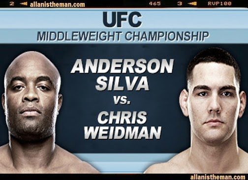 UFC 168: Silva vs Weidman 2 Full Fight Replay Video