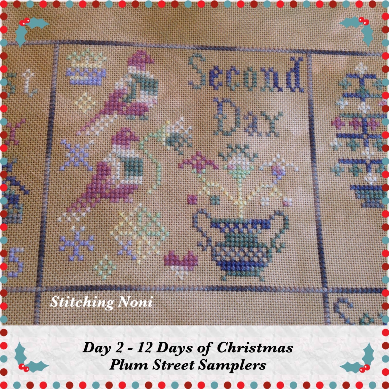 Christmas Ornie SAL 2020: Late... 12 Days of Christmas - Day 2