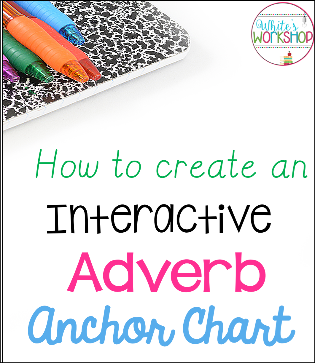 whites workshop make an adverb anchor chart adverbs anchor chart