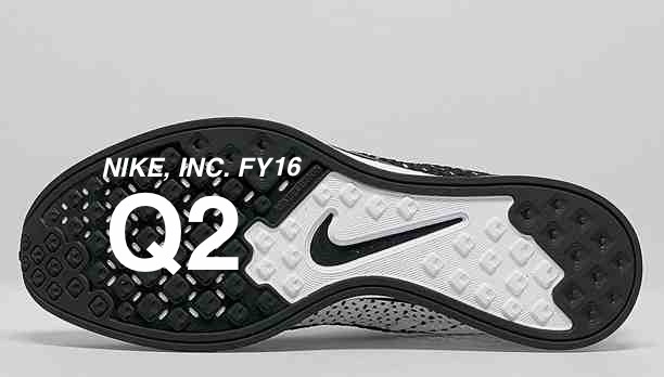 american sports style nike inc reports fiscal 2016 2nd quarter