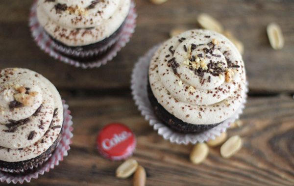 Peanuts In My Coke Coca Cola Cupcakes With Salted Peanut Butter