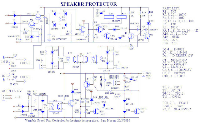 Speaker Portection Circuit using transistor