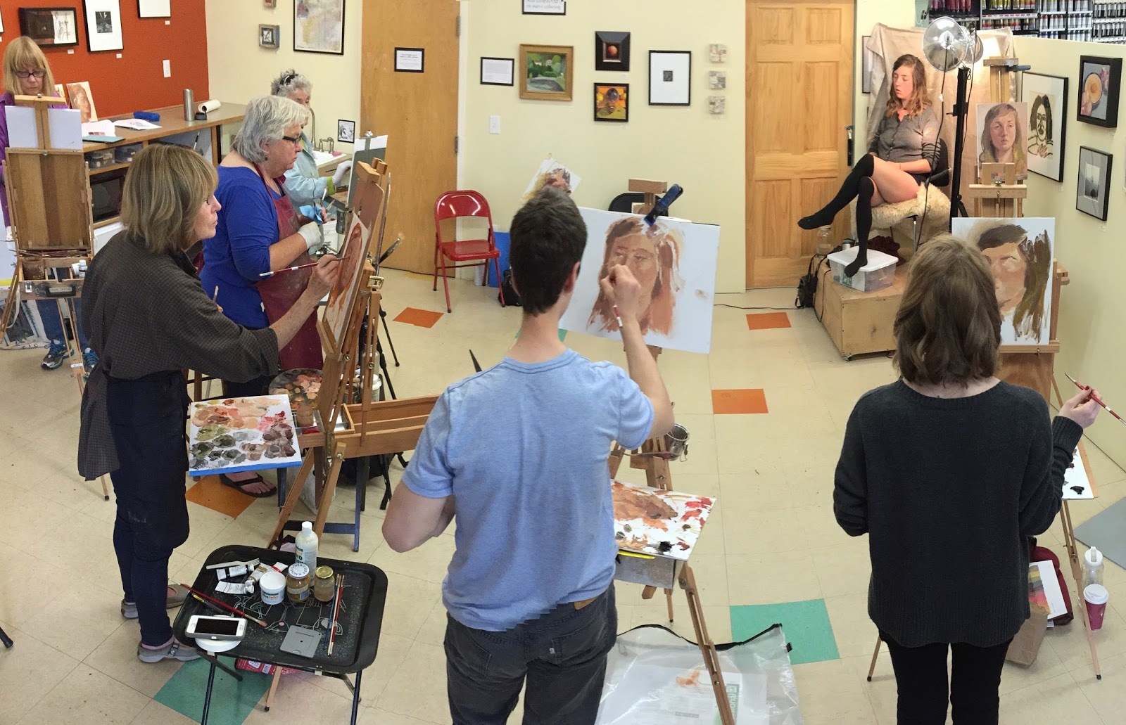 Sedwick Studio Limited Palette Portrait Painting