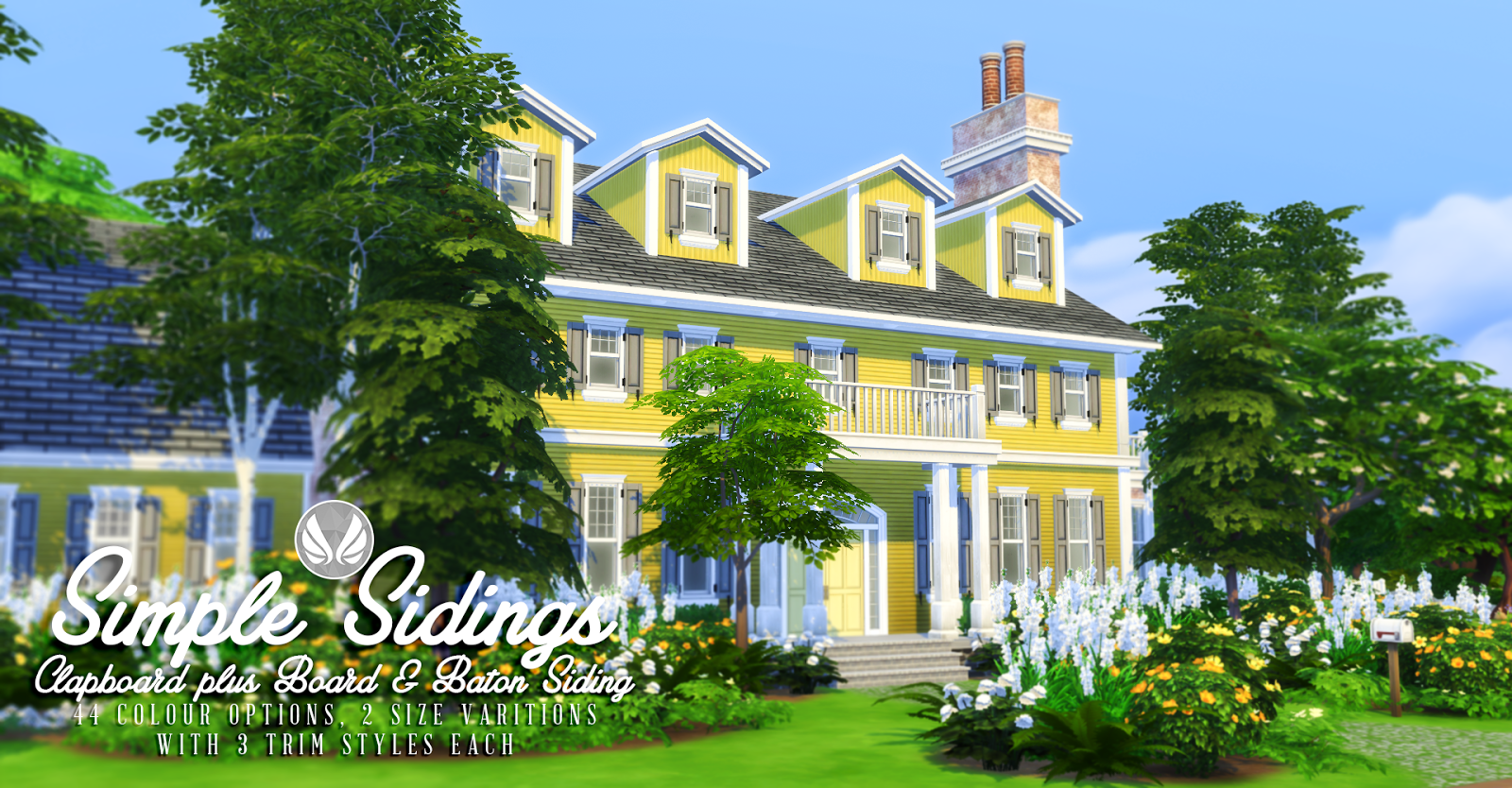 Simsational Designs Simple Siding Wall Set