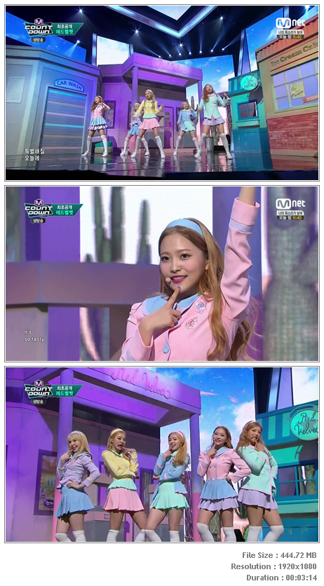 [PERF] Red Velvet - Ice Cream Cake (150319 Mnet M! Countdown) - HD Hallyu