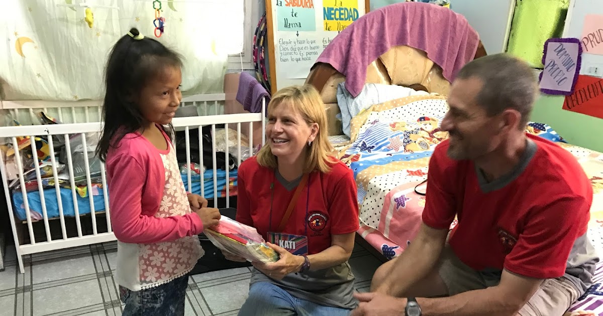 Levi and Kathy meeting their sponsor child for the first time! They've ...