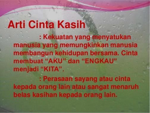 Apa Arti Kasih Sayang Dan Cinta Yang Tulus? Lihat Gambar Berikut