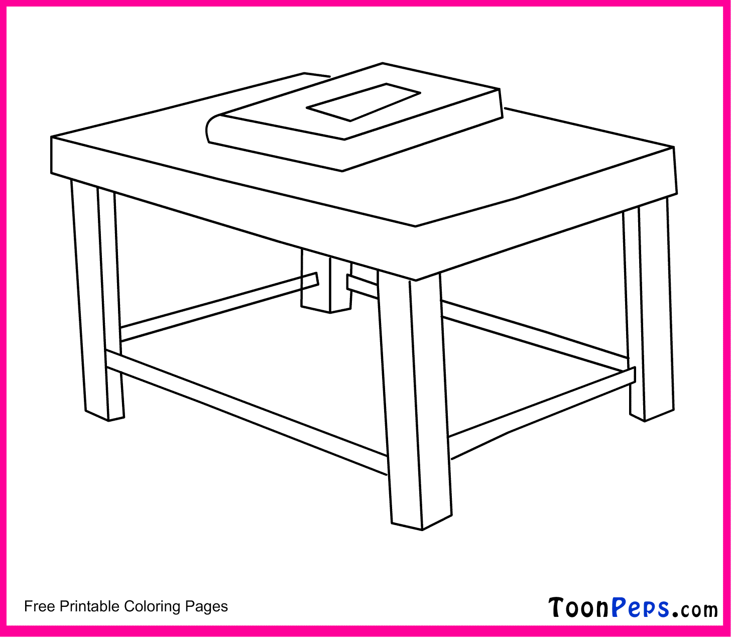 table top coloring pages - photo #23