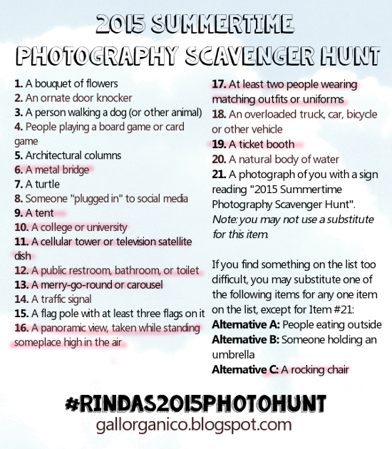Scavenger Hunt Items For Adults 72