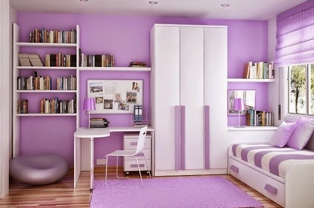 kamar tidur anak perempuan minimalis ukuran 3x3 terbaru