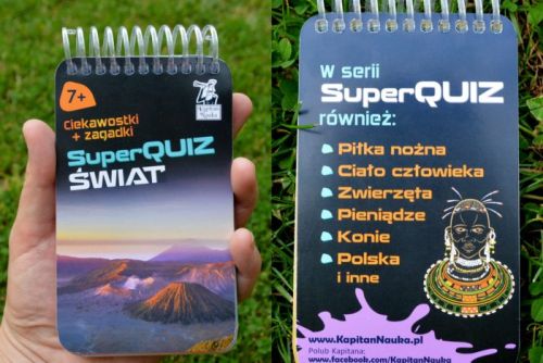 Do wygrania dwa dowolnie wybrane SuperQUIZY Kapitana Nauki Konkurs