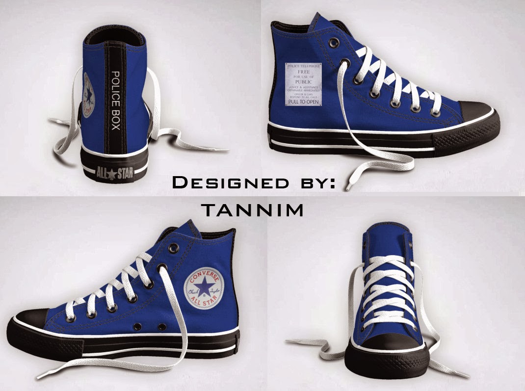 Tardis Converse Shoes Tardis Converse Shoes