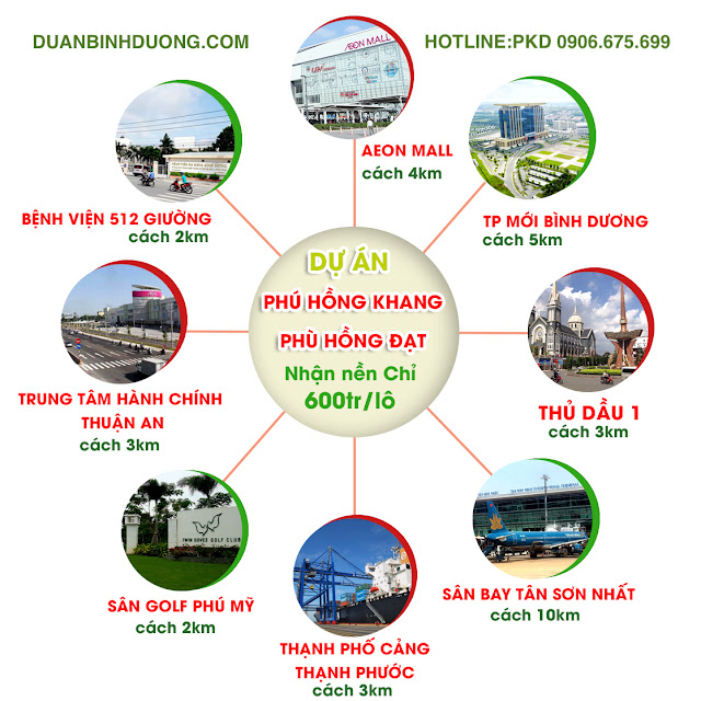 tiện ích dự án phú hồng khang phú hồng thịnh