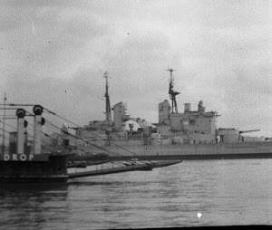 HMS Vanguard and Car Ferry
