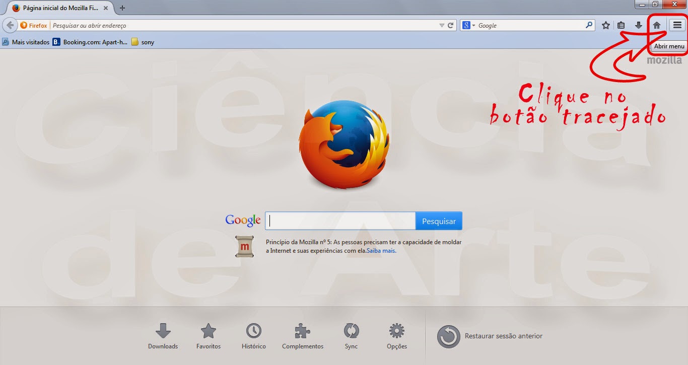 Como colocar o google como p gina inicial no mozilla firefox