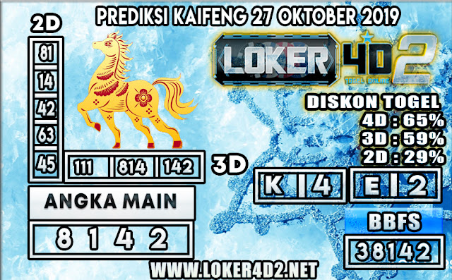 PREDIKSI TOGEL KAIFENG POOLS LOKER4D2 27 OKTOBER 2019