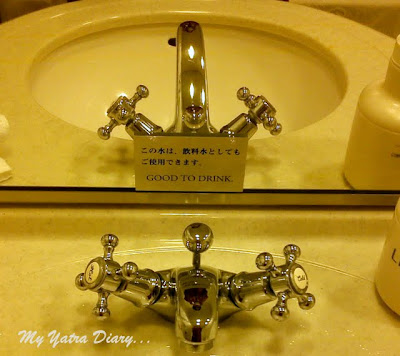 Hotel Villa Fontaine Roppongi, Japan - filtered tap water