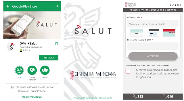 App GVA +Salut - instalación App GVA +Salut - instalación